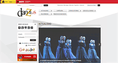 Desktop Screenshot of danza.es