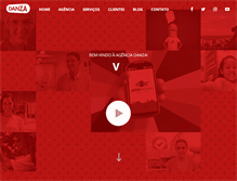 Tablet Screenshot of danza.com.br